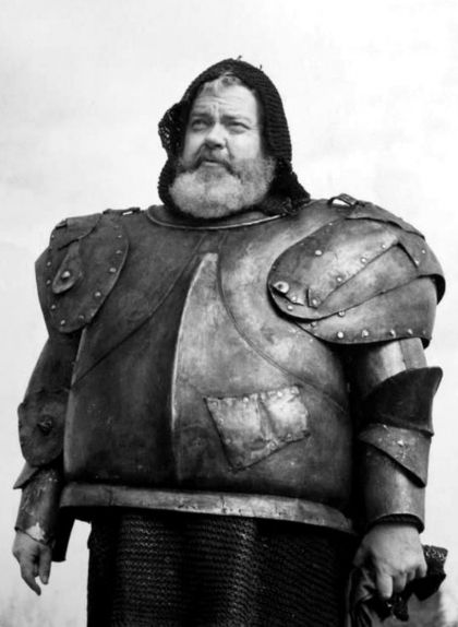 Orson Welles interpretant el paper de John Falstaff a 'Campanades a mitjanit'