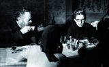 Els bars i els restaurants de Cardona -a la imatge, l'Hostal Perico- van estar a vessar durant la breu estada de l'equip de Welles