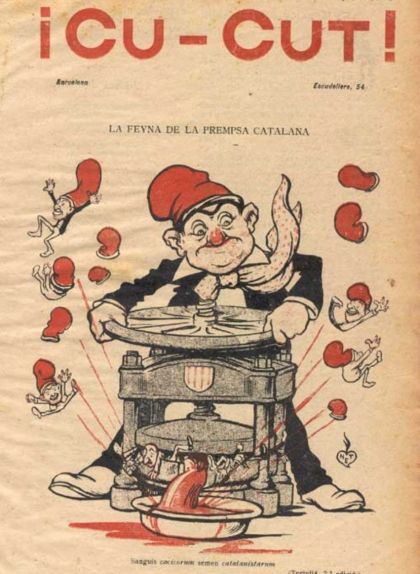 Primera portada del 'Cu-Cut!' amb data del 2 de gener del 1902 Primera portada del 'Cu-Cut!' amb data del 2 de gener del 1902