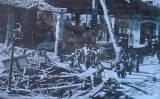 El mercat de Granollers després del bombardeig de la Guerra Civil El mercat de Granollers després del bombardeig de la Guerra Civil