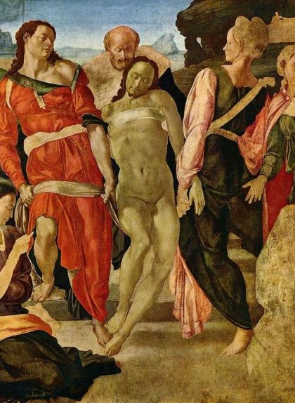 L''Enterrament de Crist', una de les primeres obres pictòriques atribuïdes a Miquel Àngel L''Enterrament de Crist', una de les primeres obres pictòriques atribuïdes a Miquel Àngel