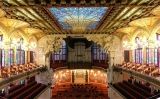 La sala de concerts del Palau de la Música La sala de concerts del Palau de la Música