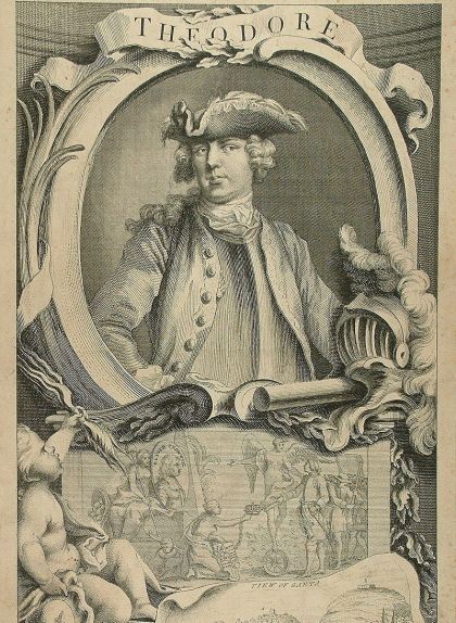 Retrat de Theodor von Neuhof Retrat de Theodor von Neuhof