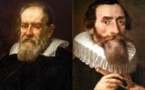 Galileu (esquerra) i Kepler (dreta)