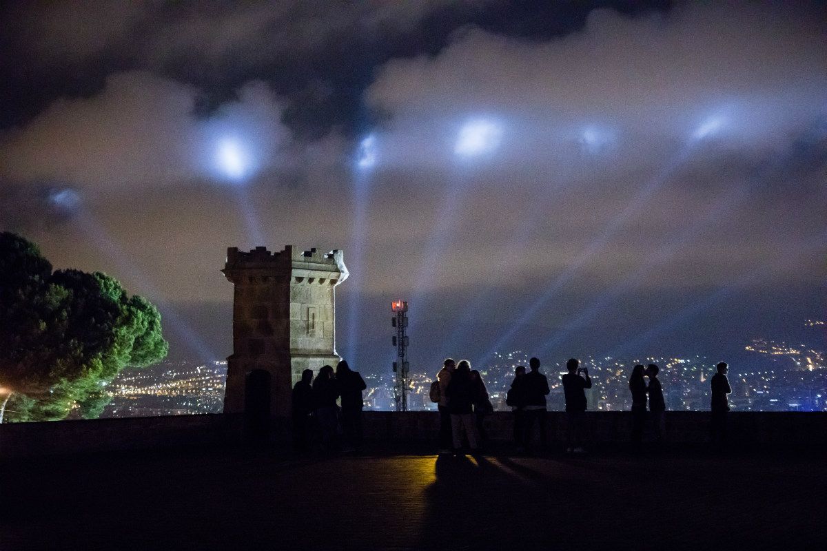 El castell de Montjuïc en una edició anterior de la Nit dels Museus