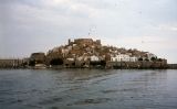 Vista de la ciutat vella de Peníscola des del mar Vista de la ciutat vella de Peníscola des del mar