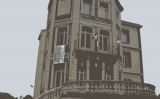 Imatge artística de la façana de la Maternitat d'Elna, l'antic Château d'En Bardou Imatge artística de la façana de la Maternitat d'Elna, l'antic Château d'En Bardou