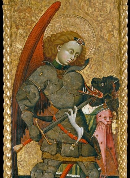Sant Miquel Arcàngel, de Blasco de Grañén, conservat al Museu Nacional d'Art de Catalunya Sant Miquel Arcàngel, de Blasco de Grañén, conservat al Museu Nacional d'Art de Catalunya