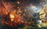 'Derrota de l'Armada Invencible', de Philippe-Jacques de Loutherbourg 'Derrota de l'Armada Invencible', de Philippe-Jacques de Loutherbourg