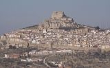 La fortalesa de Morella vista des de la base La fortalesa de Morella vista des de la base