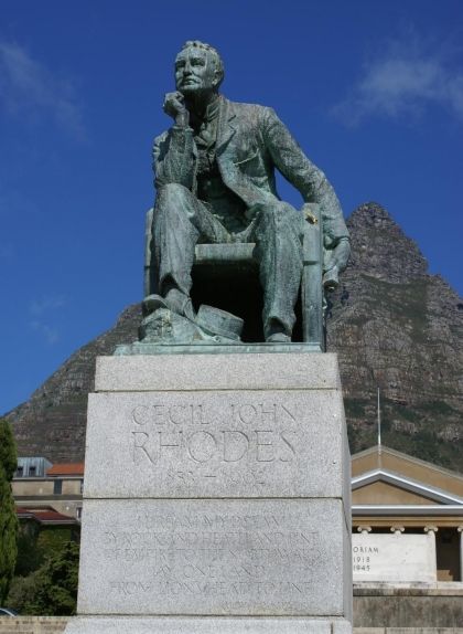 Estàtua del colonitzador Cecil Rhodes a Ciutat del Cap