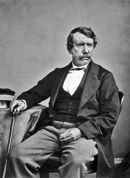 Retrat de David Livingstone, perdut a l'Àfrica mentre cercava l'origen del Nil Retrat de David Livingstone, perdut a l'Àfrica mentre cercava l'origen del Nil