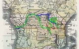 Les rutes seguides per Stanley durant els seus viatges pel continent africà Les rutes seguides per Stanley durant els seus viatges pel continent africà