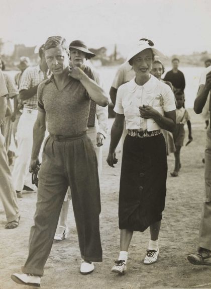 Eduard VIII d'Anglaterra i Wallis Simpson de vacances a Iugoslàvia el 1936 Eduard VIII d'Anglaterra i Wallis Simpson de vacances a Iugoslàvia el 1936