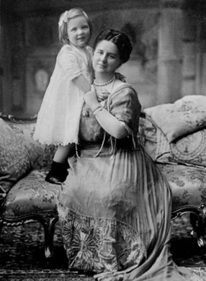Retrat de la reina Guillermina amb la seva filla Juliana Retrat de la reina Guillermina amb la seva filla Juliana