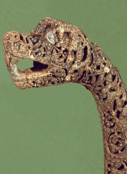 Un mascaró de fusta que representava la figura del 'drek' Un mascaró de fusta que representava la figura del 'drek'