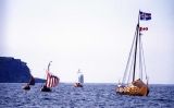 Recreació històrica moderna d'un desembarcament viking