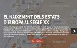 El mapa interactiu del naixement dels estats d'Europa al segle XX