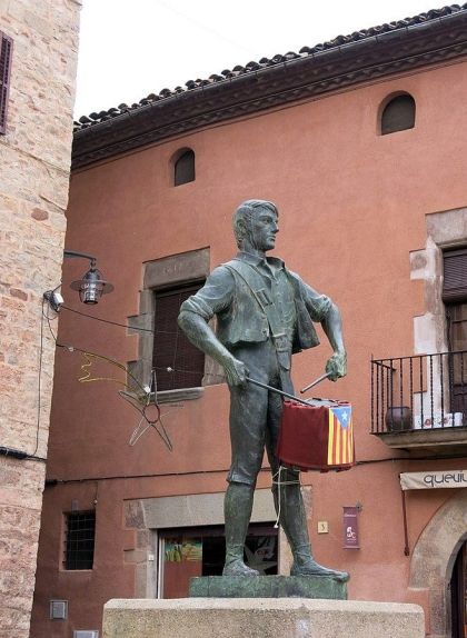 El Timbaler del Bruc, a la plaça Gran de Santpedor