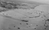 Vista del port de Mulberry el setembre de 1944 Vista del port de Mulberry el setembre de 1944