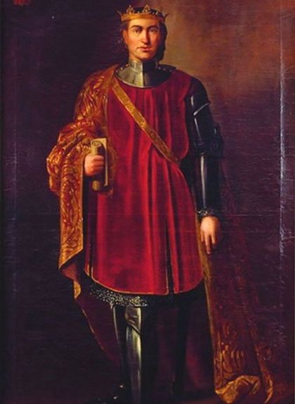 Jaume II el Just en un retrat de Manuel Aguirre y Monsalve Jaume II el Just en un retrat de Manuel Aguirre y Monsalve