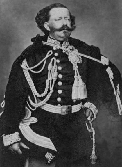 Retrat de Víctor Manuel II, el darrer rei de Sardenya i primer d'Itàlia Retrat de Víctor Manuel II, el darrer rei de Sardenya i primer d'Itàlia
