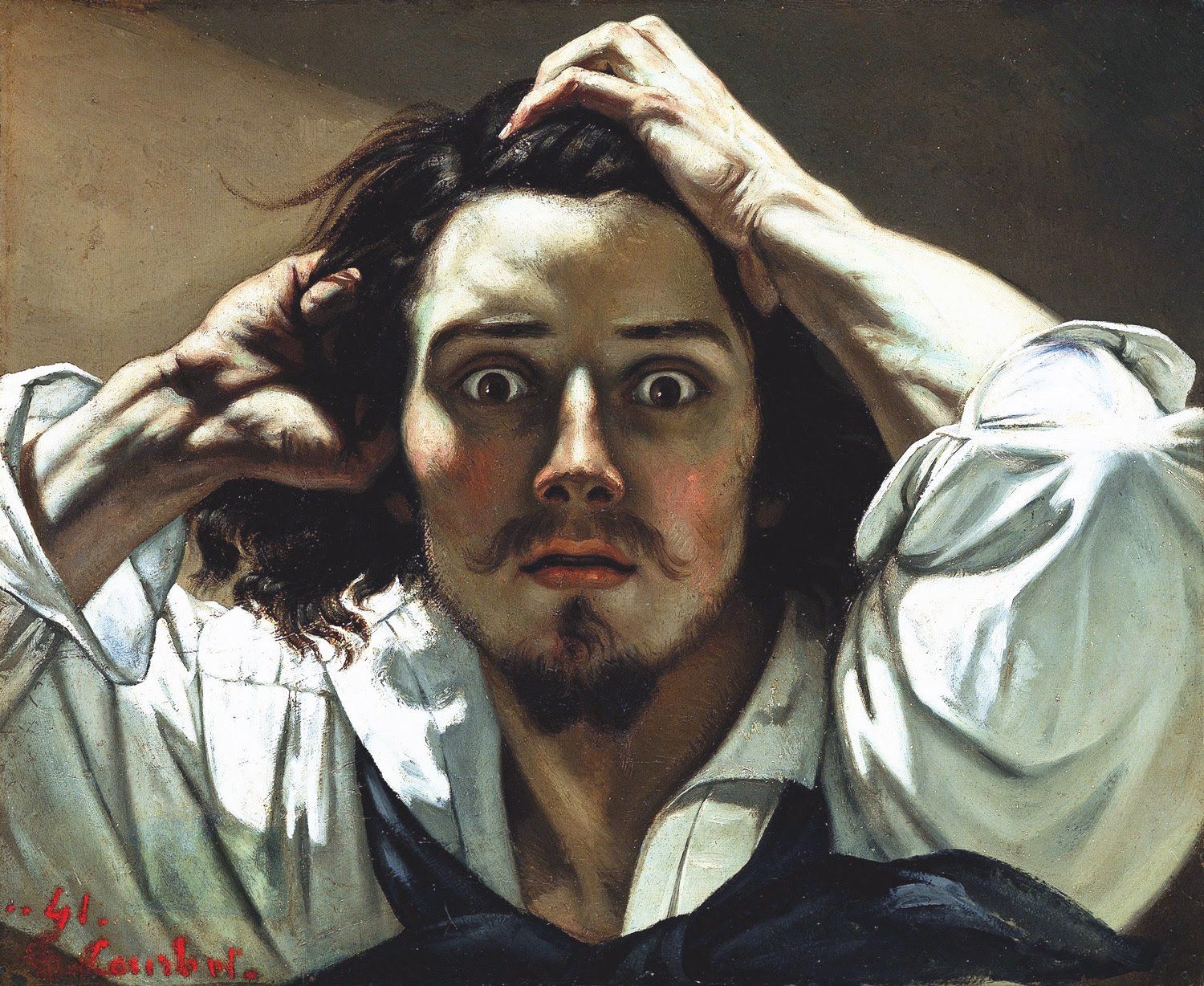 ‘L’home desesperat’, de Gustave Courbet