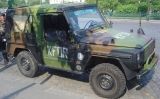 Vehicle francès de la KFOR ('Kosovo Force'), una força militar liderada per l'OTAN Vehicle francès de la KFOR ('Kosovo Force'), una força militar liderada per l'OTAN