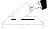 Il·lustració de la votació d'un referèndum Il·lustració de la votació d'un referèndum
