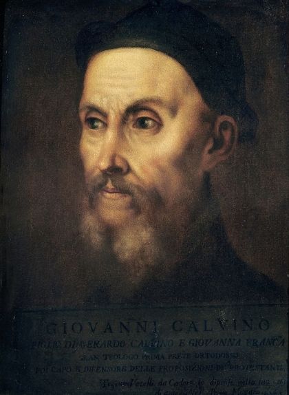 Retrat de Joan Calví, obra de Ticià Retrat de Joan Calví, obra de Ticià