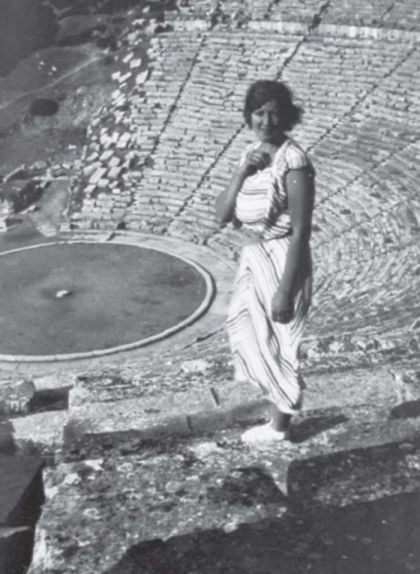 El teatre grec d'Epidaure va ser un dels jaciments arqueològics que més va fascinar els viatgers
