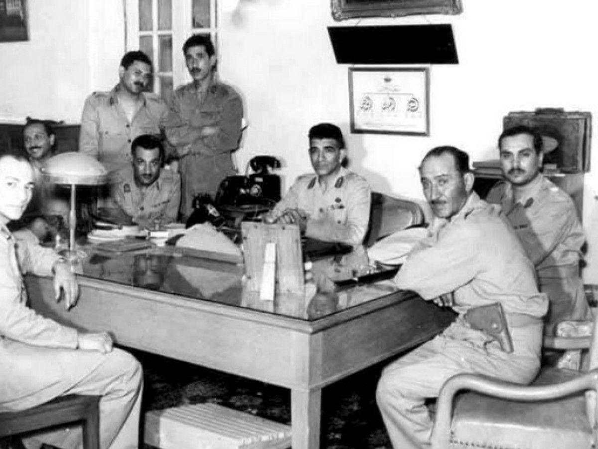 Els "oficials lliures" després del cop d'Estat de 1952