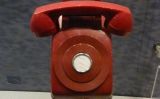 Telèfon vermell de l'època de Jimmy Carter, una representació de la comunicació directa entre els Estats Units i la Unió Soviètica