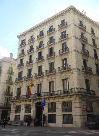 La comissaria de la Policia Nacional, al número 43 de la Via Laietana La comissaria de la Policia Nacional, al número 43 de la Via Laietana