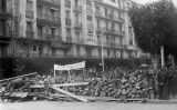Barricades a Alger durant la guerra d'independència d'Algèria, el gener de 1960 Barricades a Alger durant la guerra d'independència d'Algèria, el gener de 1960