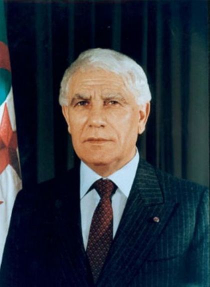 Retrat de Chadli Bendjedid, president d'Algèria entre 1979 i 1992 Retrat de Chadli Bendjedid, president d'Algèria entre 1979 i 1992