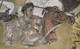 Mosaic d'Alexandre el Gran que representa la batalla d'Issos. Es conserva a la Casa del Faune, a Pompeia Mosaic d'Alexandre el Gran que representa la batalla d'Issos. Es conserva a la Casa del Faune, a Pompeia