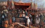 Saladí i Guiu de Lusignan després de la batalla de Hattin Saladí i Guiu de Lusignan després de la batalla de Hattin