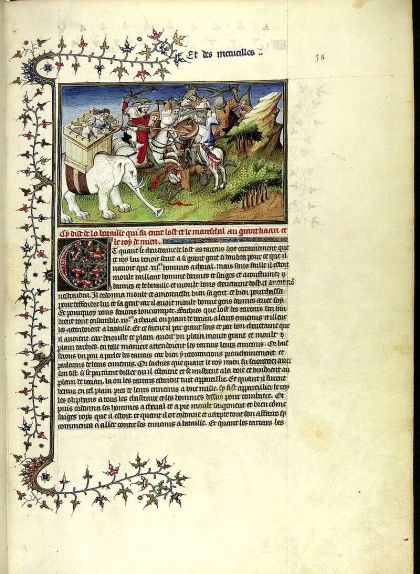 Pàgina del 'Llibre de les meravelles del món', obra de Marco Polo Pàgina del 'Llibre de les meravelles del món', obra de Marco Polo