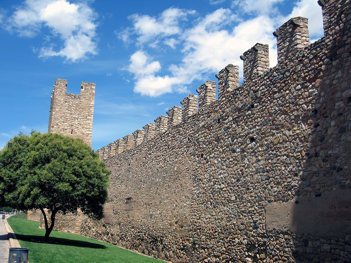 La muralla de la vila de Montblanc