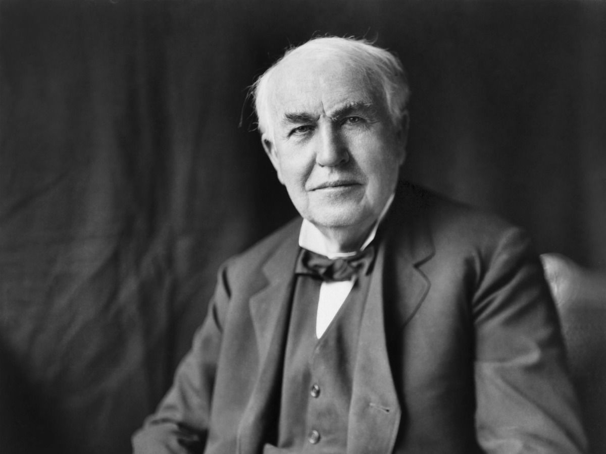 Retrat de Thomas Alva Edison el 1922
