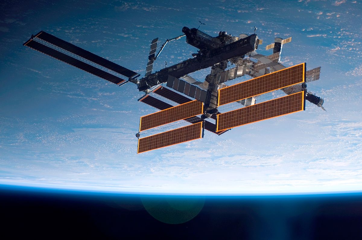 Imatge de l'Estació Espacial Internacional