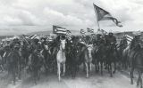 Grup de revolucionaris cubans a cavall el 1959 després del triomf de la Revolució