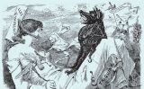 Vinyeta d'Apel·les Mestres a 'La Campana de Gràcia' publicada el 27 de juliol del 1879 Vinyeta d'Apel·les Mestres a 'La Campana de Gràcia' publicada el 27 de juliol del 1879