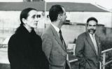 La ballarina Pina Bausch amb Andrés Neumann i Matthias Schmiegelt La ballarina Pina Bausch amb Andrés Neumann i Matthias Schmiegelt