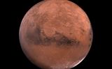 L'hemisferi de Schiaparelli del planeta Mart, en una fotografia de l'any 1980