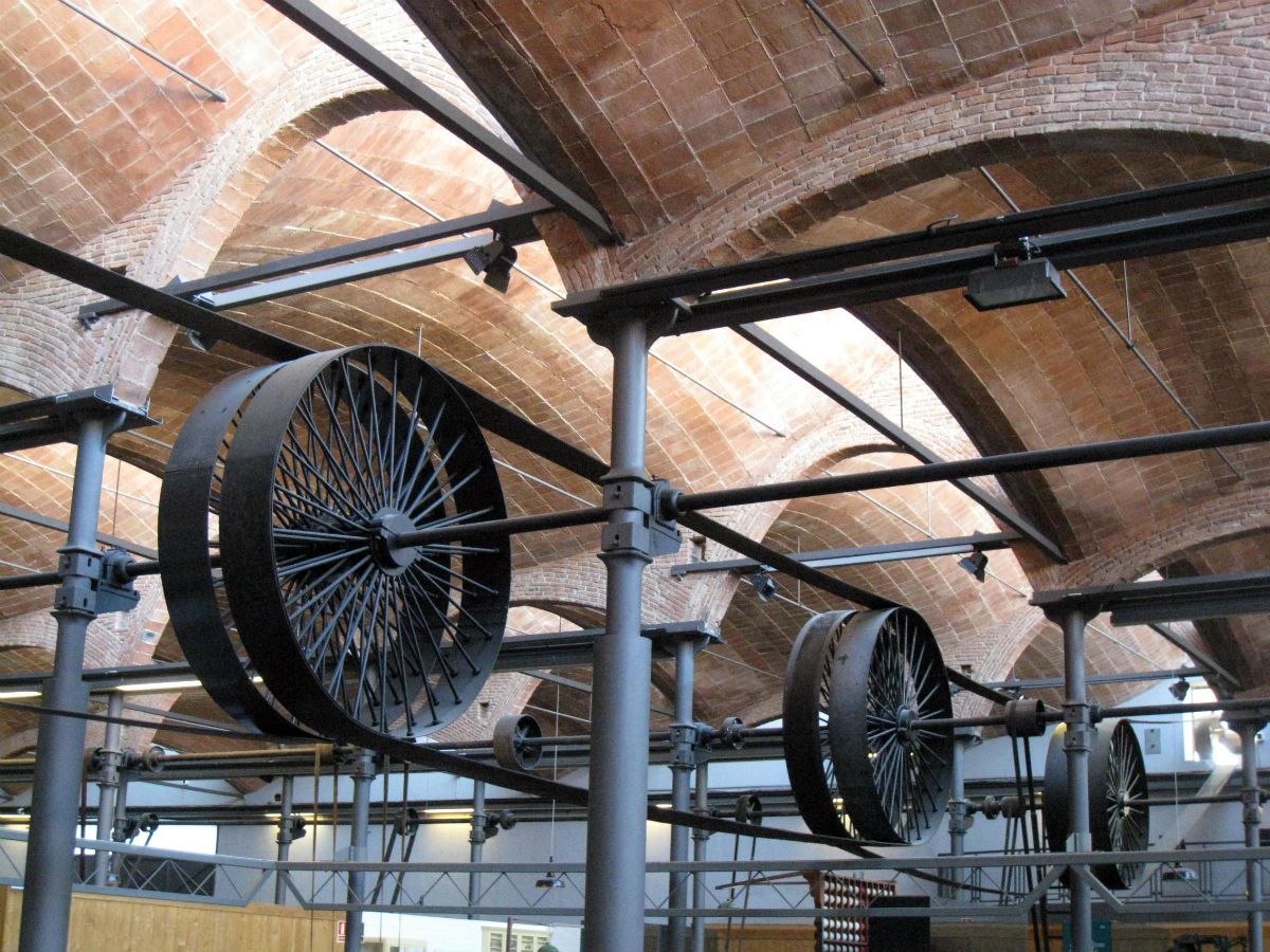 Interior de la Fàbrica Aymerich, Amat i Jover, a Terrassa