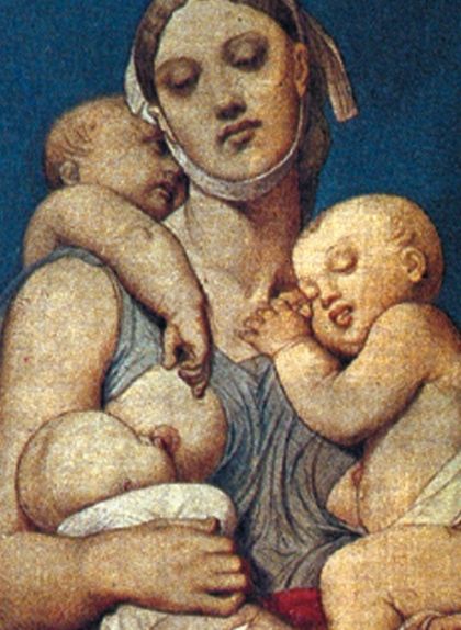 'La dida', del pintor Jean-Auguste Dominique 'La dida', del pintor Jean-Auguste Dominique