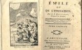 La primera edició de 'L'Emili' de Rousseau, del 1782 La primera edició de 'L'Emili' de Rousseau, del 1782