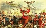 Cromolitografia de Tomàs Padró a la revista 'La Flaca' del 13 de març del 1873 Cromolitografia de Tomàs Padró a la revista 'La Flaca' del 13 de març del 1873